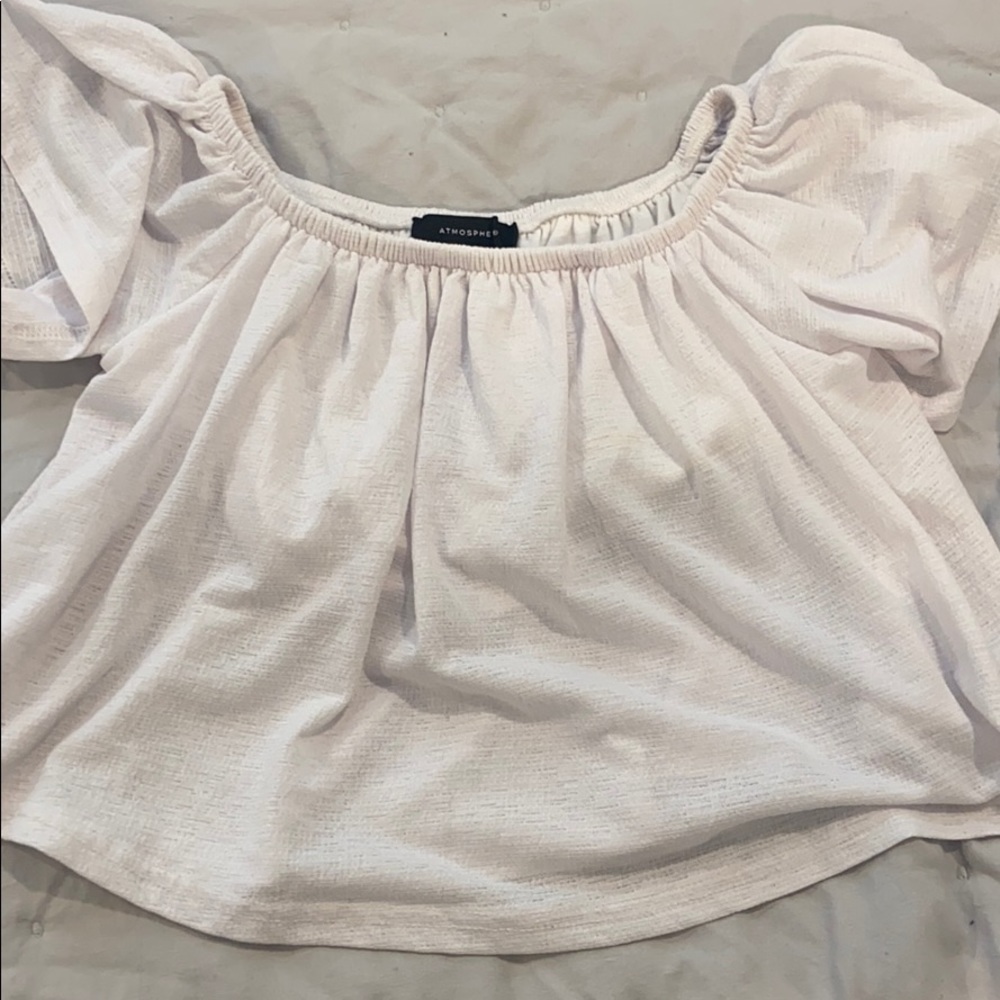 Cropped off the shoulder shirt